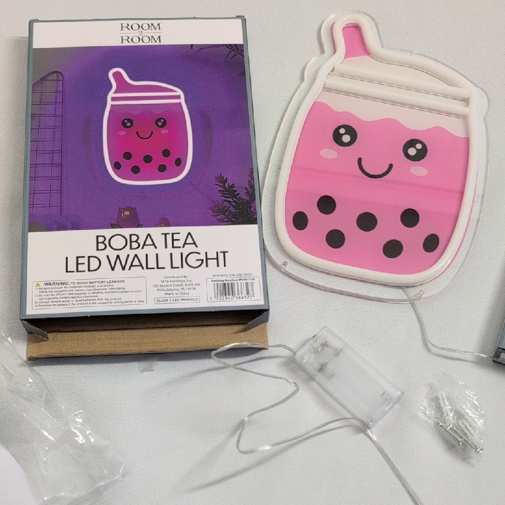 Boba Tea LED wall light NIP - Picture 6 of 7